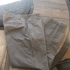 Men’s Dockers Flat Front Pants Khaki Sz 34x30